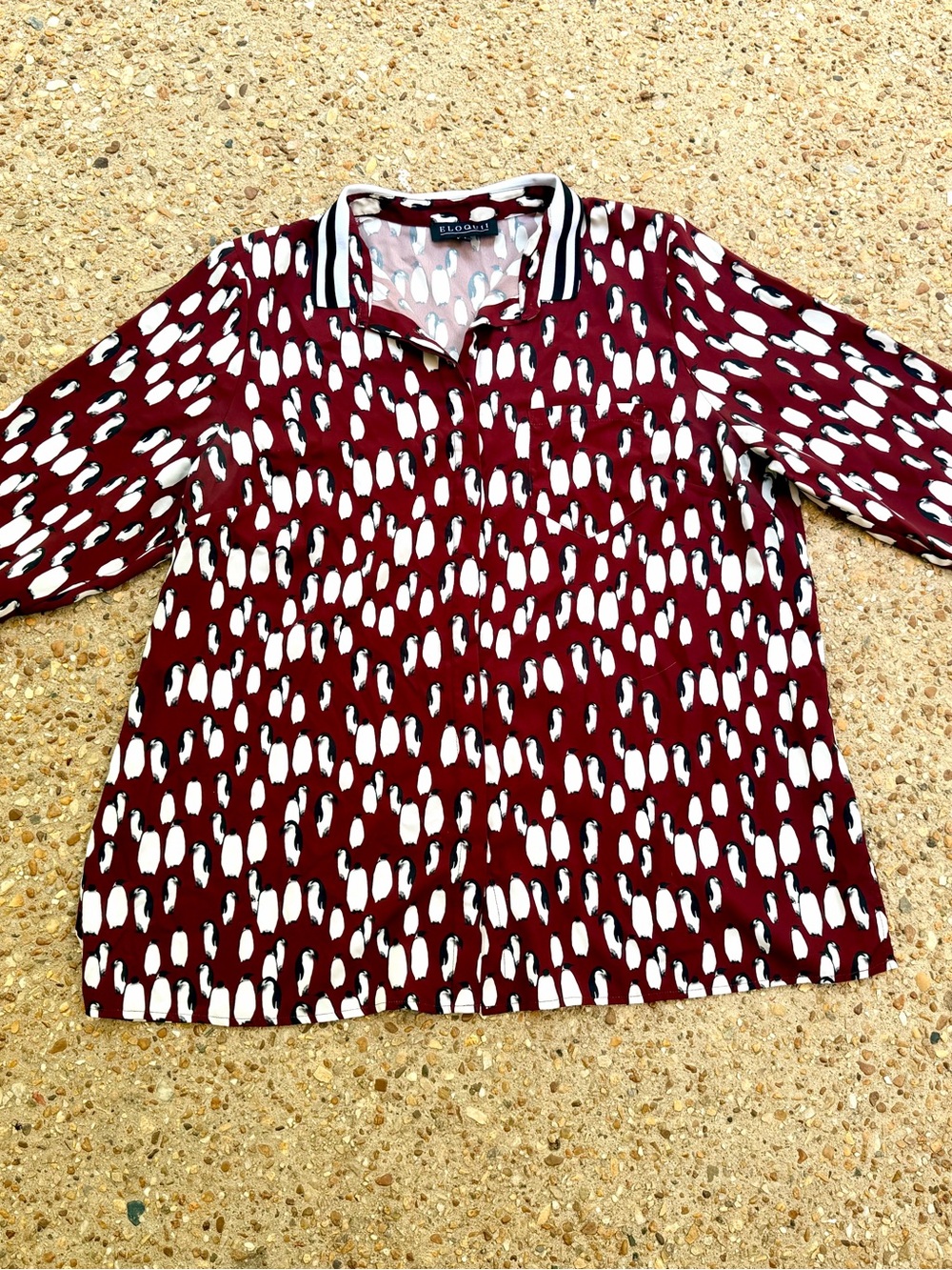 Eloquii Penguin Blouse Size 20